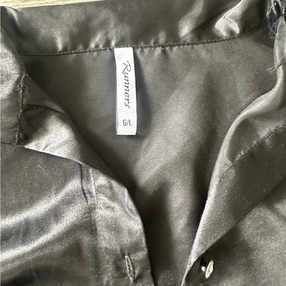 Silk Button Down Blouse - Picture 3 of 3